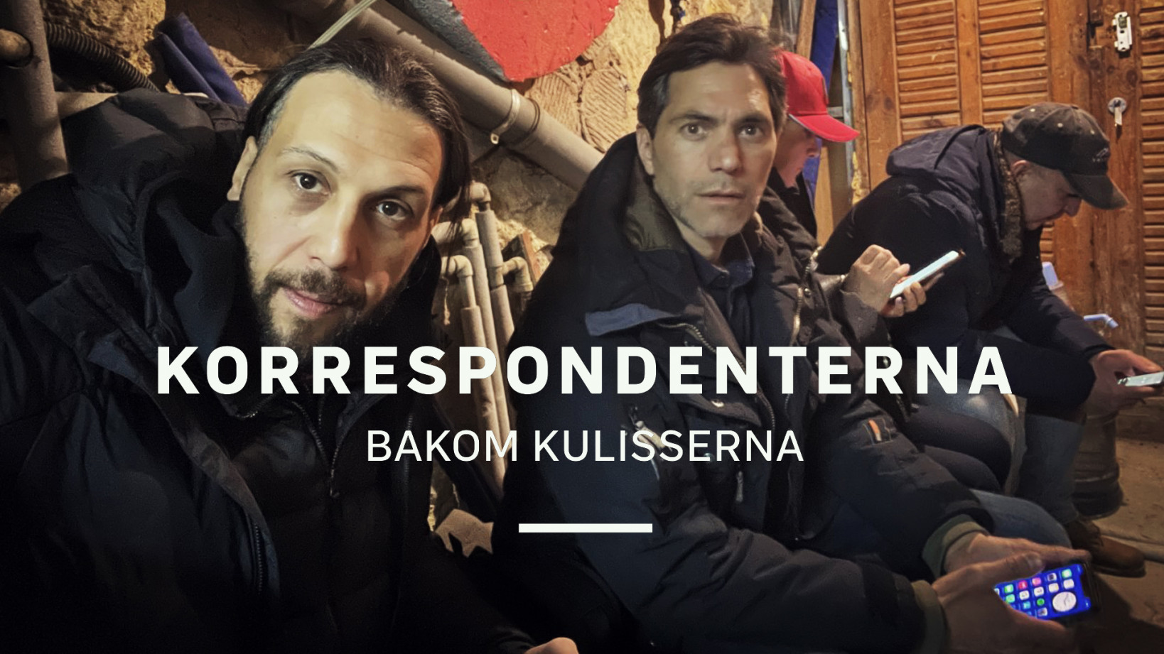 Korrespondenterna bakom kulisserna Studiopublik